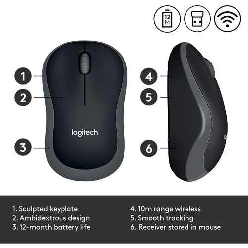 Logitech M185 Wireless Mouse - Image 2