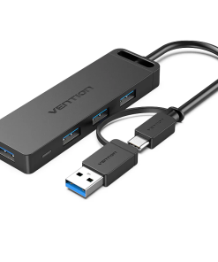 Vention CHTBB 4-Port USB 3.0 Hub With Type C & USB 3.0 2-in-1