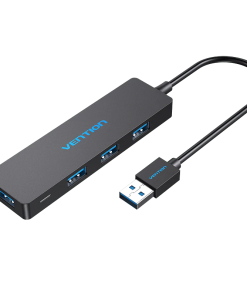 Vention CHKBB 4 Ports USB3.0 HUB 0.15M (Black)