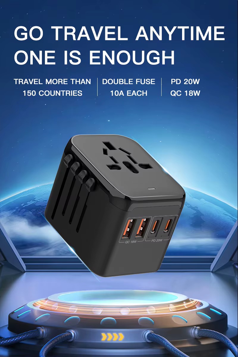 All-in-one Universal Travel Adapter - Image 4