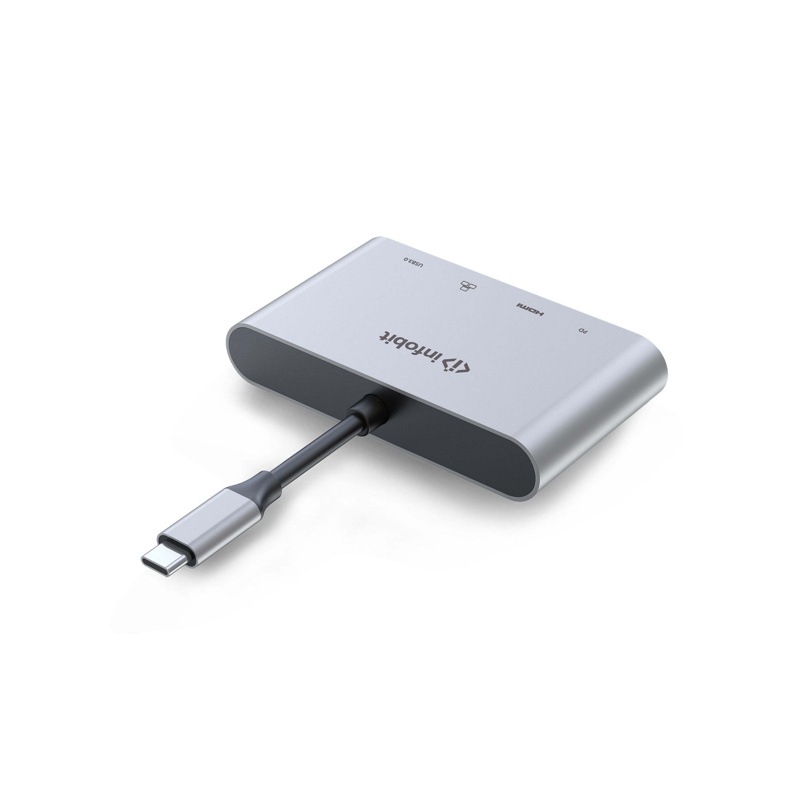 Infobit iHub 301 USB Type-C Hub USB to HDMI, USB 3.0, with PD