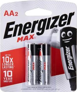 Energizer AA Alkaline Battery Pair