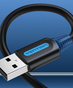 Vention USB 2.0 A Male to A Male Cable 1 m Black PVC COJBF