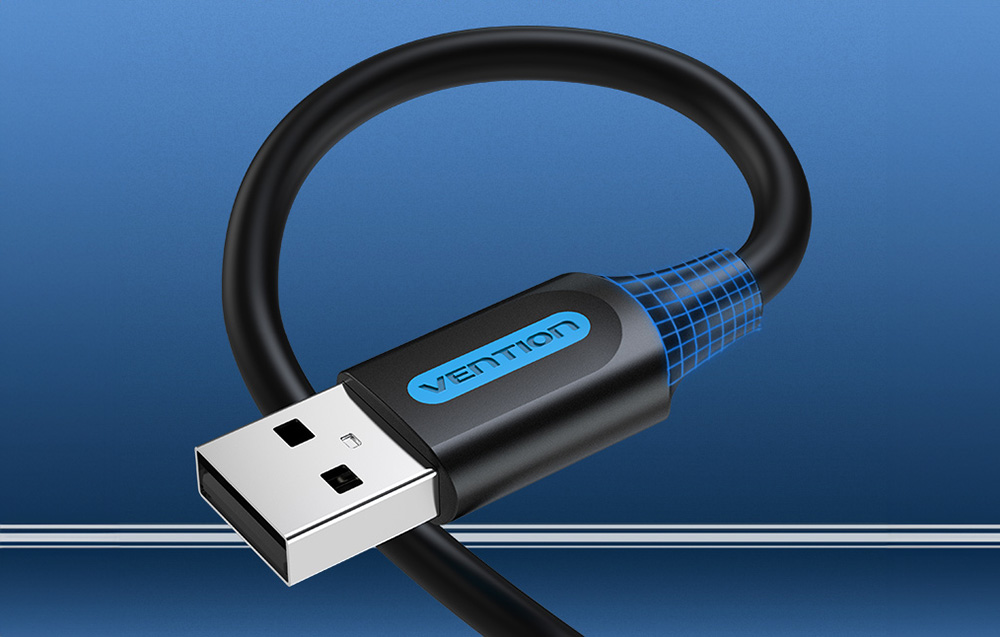 Vention USB 2.0 A Male to A Male Cable 1 m Black PVC COJBF