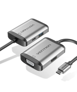 Vention USB‑C to HDMI / VGA / USB 3.0 / PD Converter (TFAHB)