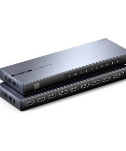 Vention 4K 1×8 HDMI Splitter Black Aluminum Alloy Type AKQBO