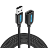 Vention USB 2.0 A Male to A Female Extension Cable 3 m Black PVC CBIBI