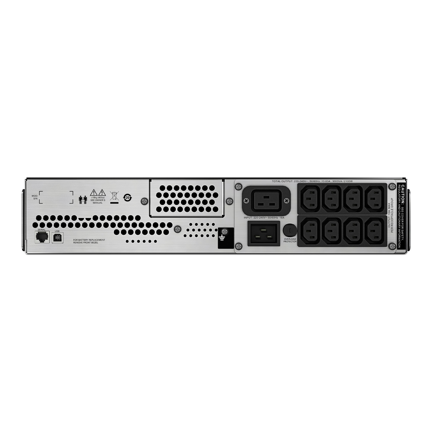 APC Smart‑UPS C 3000VA Rackmount LCD 230 V (SMC3000RMI2U) - Image 2