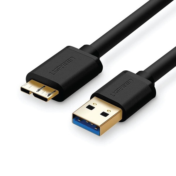 UGREEN USB 3.0 A Male to Micro USB 3.0 Male Cable 0.5m (Black)