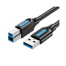 Vention USB 3.0 A Male to B Male Cable 1.5M Black PVC COOBG