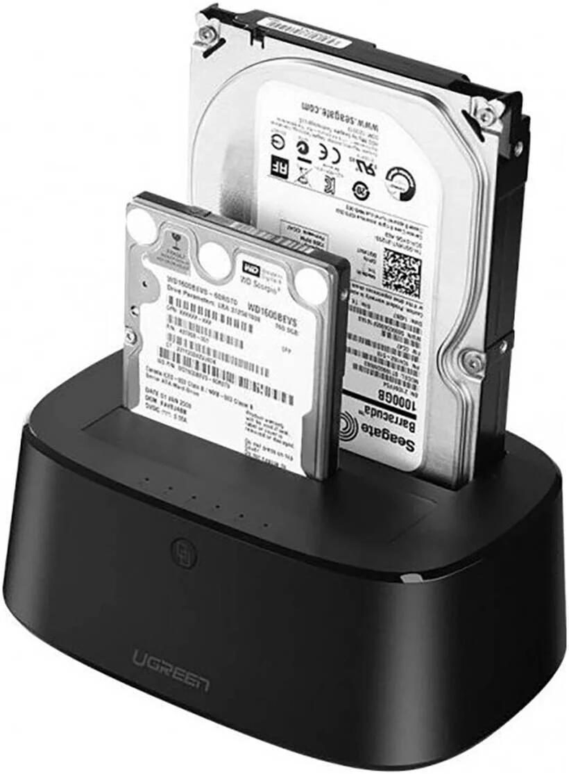 Ugreen USB 3.0 Dual Bay SATA Hard Drive Docking Station (UG-50857/CM198)