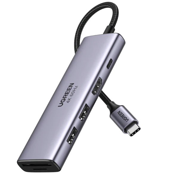 UGREEN CM512 6-in-1 USB-C Multifunction Adapter (UG-45000)