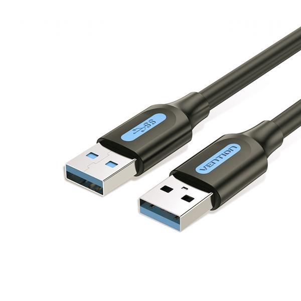 Vention USB 2.0 A Male to Micro‑B Male 3 A Cable 1.5 m Black COLBG