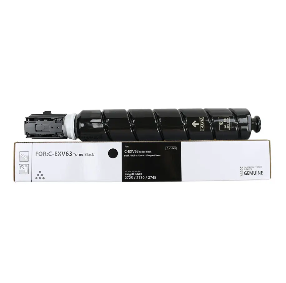 Canon C-EXV63 Black Toner Cartridge Yield 30,000 Pages