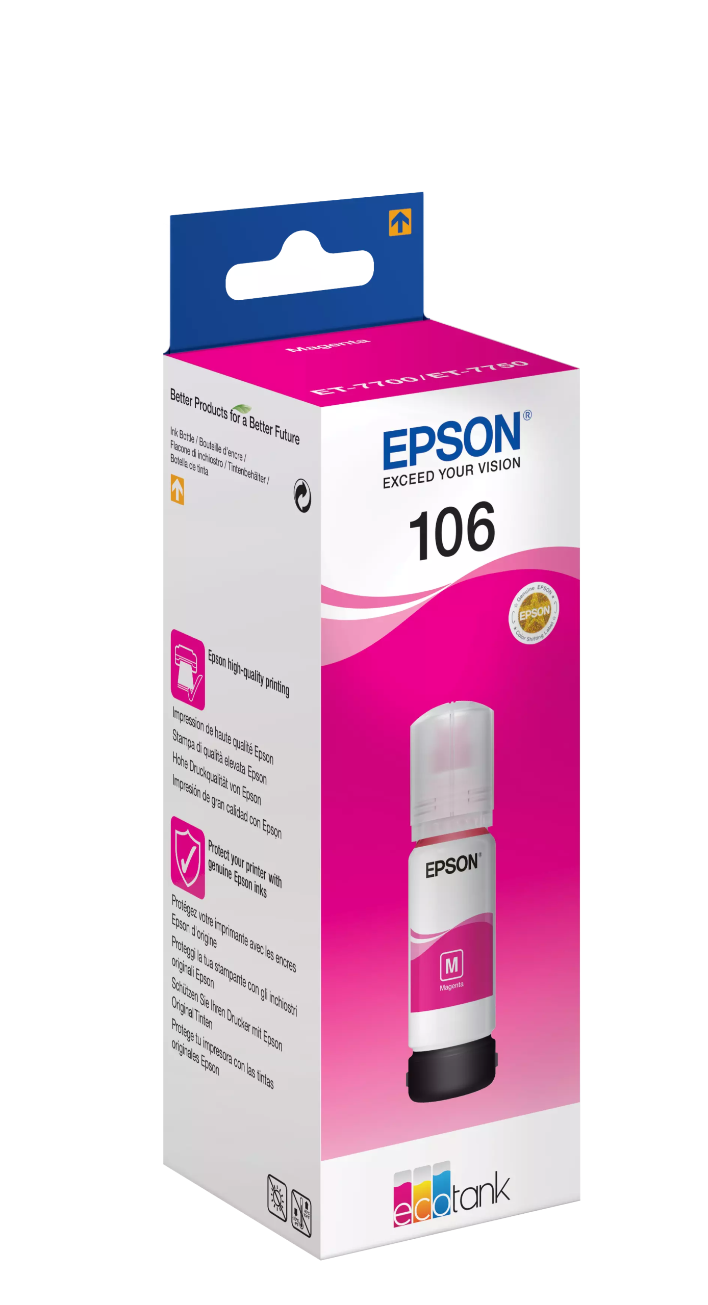 Epson 106 EcoTank Magenta Ink Bottle 70 ml (C13T00R340)
