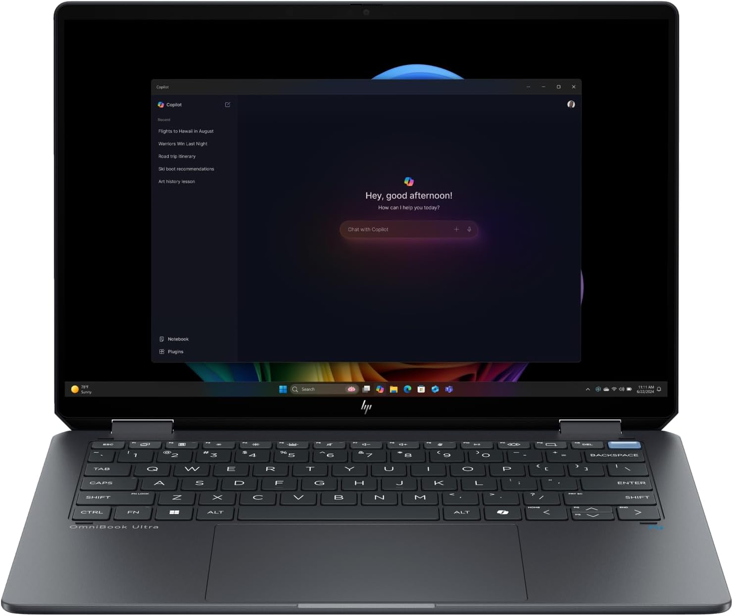 HP OmniBook Ultra Flip 14-fh0016nia Intel Core Ultra 7 256V 16GB RAM 1TB SSD 14 3K OLED Touch Laptop (B84RBEA)