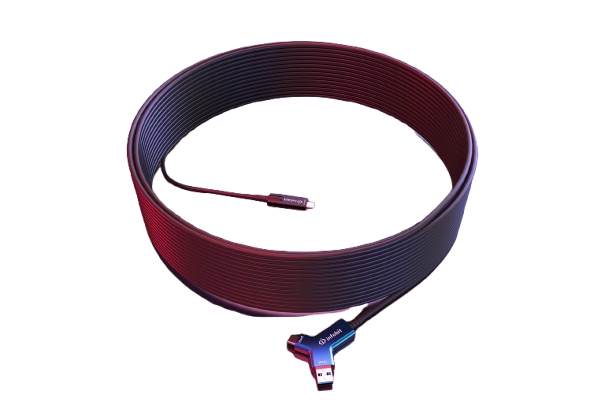 Infobit IFIBRE Y1O USB 3.2 A+C to C Active Optical Fibre Cable 10Gbps 10M33FT