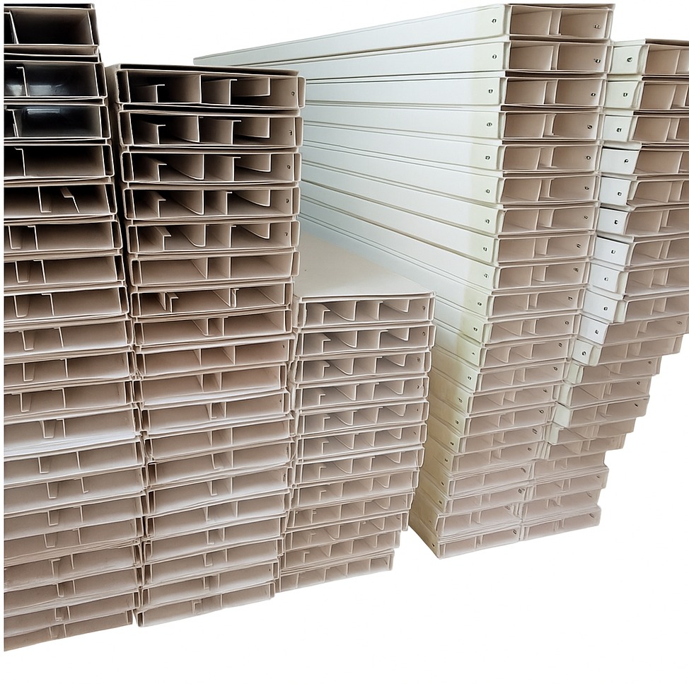 50mm x 200mm Metal Trunking – Powder Coated