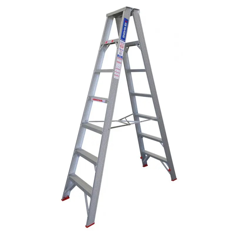 Aluminium Double-Sided A Shape Ladder 9 Steps