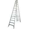 Aluminum Double-Sided A-Shape Ladder 14 Steps