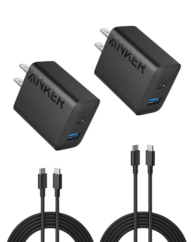 Anker iPhone 16 Charger, USB C Charger 20W Dual Port