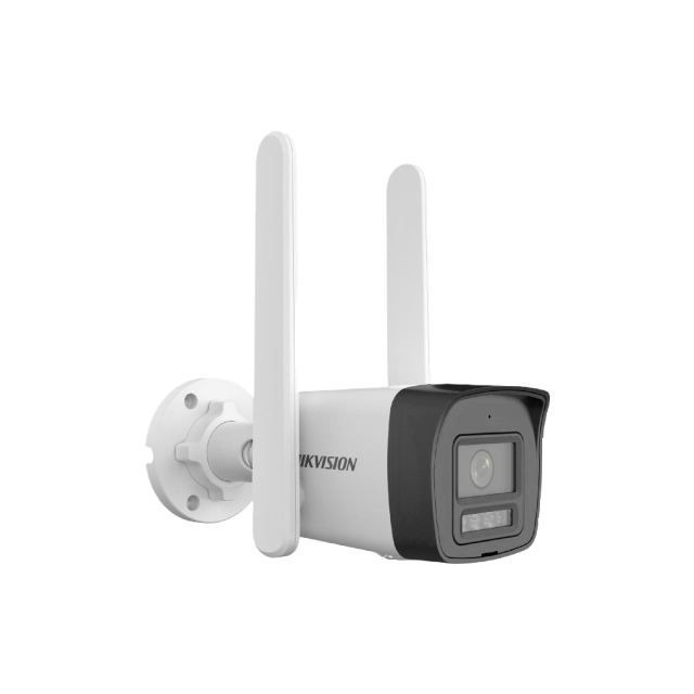 Hikvision DS-2CD1043G2-LIDUF/4G/SL- 4 MP Smart Hybrid Light 4G Fixed Bullet Network Camera