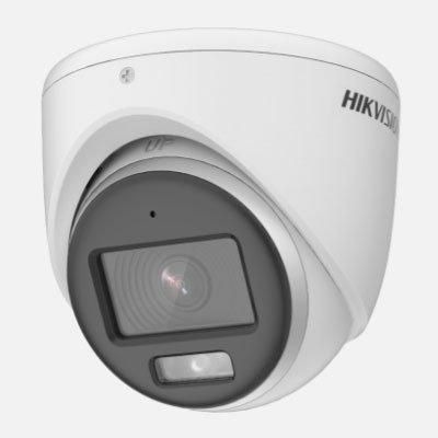 Hikvision DS-2CE70KF0T-LPFS(2.8MM)-3K ColorVu Smart hybrid light Indoor Fixed Turret Camera