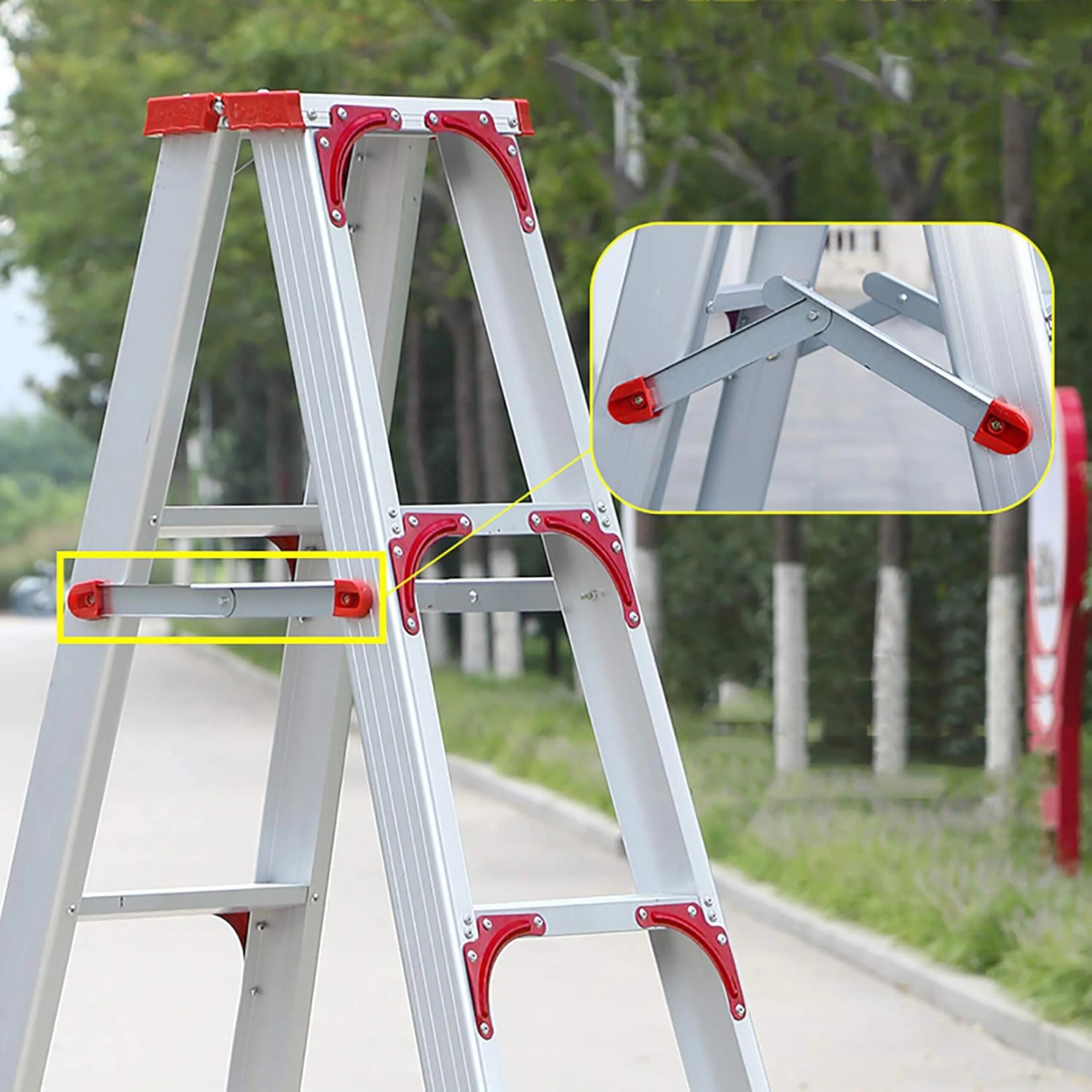 IMARA Dual Step Aluminum Ladder 14 + 14 Step (IDSL14)
