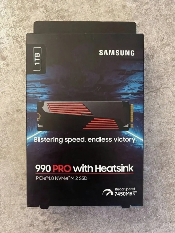 Samsung - 990 Pro 1tb Internal SSD Pcie Gen 4 Nvme Heat Sink