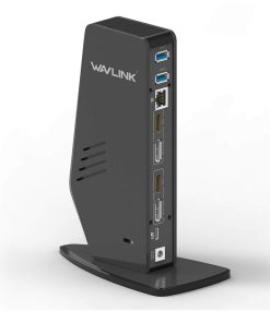 WAVLINK USB C Laptop Docking Station Dual at 60hz Monitor