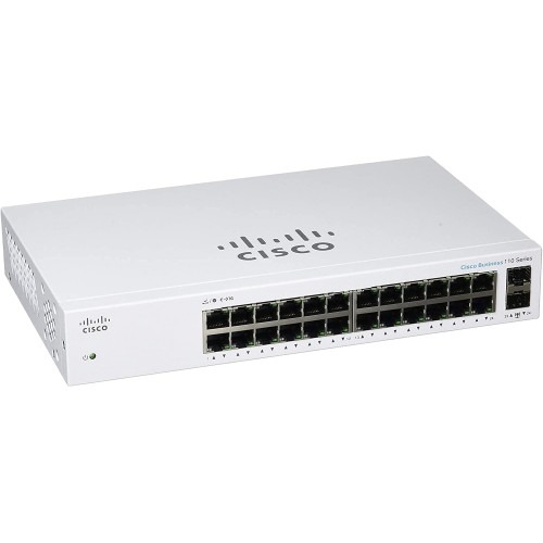 Cisco CBS Unmanaged 24-Port 2x1G SFP Gigabit Switch Non-PoE