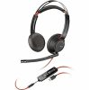 Poly Blackwire 5220 Stereo USB-C Headset +3.5mm Plug +USB-C/A Adapter (Bulk) 8X231A6