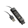 Poly - DA85 UC USB-to-Headset QD Audio Processor (4 pin) (inline controls) (USB-A and USB-C) 786C7AA