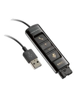 Poly - DA85 UC USB-to-Headset QD Audio Processor (4 pin) (inline controls) (USB-A and USB-C) 786C7AA