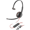 Poly Blackwire 3220 Stereo USB-C Headset +USB-C/A Adapter (Bulk) 8X228A6