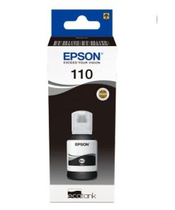EPSON 110 EcoTank Pigment black ink bottle - 120ml (C13T03P14A)