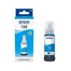 Epson C13T09C24A 108 EcoTank Cyan Black ink bottle