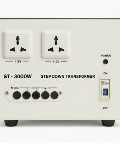 3000W Step Down Transformer 220V to 110V Voltage Converter with Dual Universal Output Sockets
