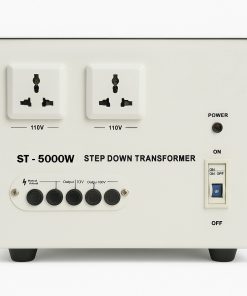 5000W Step Down Transformer 220V to 110V Voltage Converter with Dual Universal Output Sockets