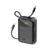 Promate Ultra Compact 35W SuperSpeed™ Power Bank with Built-In USB-C & Lightning Cable