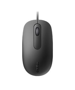 Rapoo Wired Ambidextrous Mouse Full Size N200 - Black