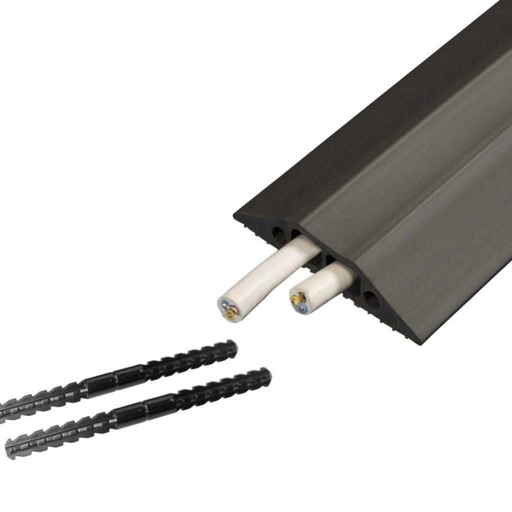 Buy Rubber Floor Trunking 9 Meters – Light Gauge Cable Protector - from ...