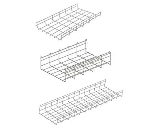 600mm x 50mm x 2440mm Wire Mesh Cable Tray for Data Center and Industrial Cable Management