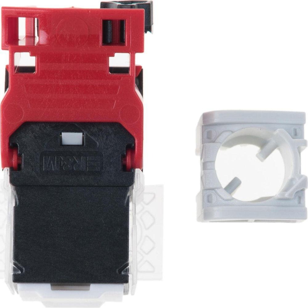 R&M Adapter RJ45/u-C6A EL/ISO-sn-bk-24