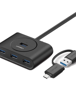 UGREEN USB 3.0 Hub with USB-C Port 1m (Black) – UG-40850 CR113