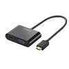 UGREEN CM101 HDMI To VGA+HDMI+3.5mm Converter – 40744