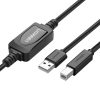 UGREEN US122 USB 2.0 A Male to B Male Active Printer Cable 15m 10374