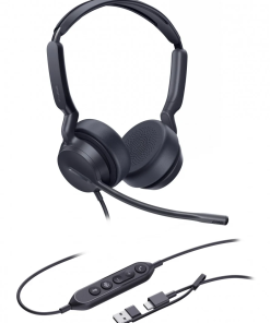 Yealink UH42 Dual Teams USB-CA Corded USB Headset for Microsoft Teams and UC