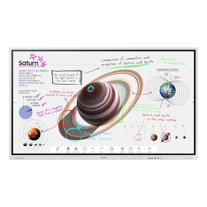 Samsung Flip Pro WM75B 75 Inch Interactive Display LH75WMBWLGCXUE