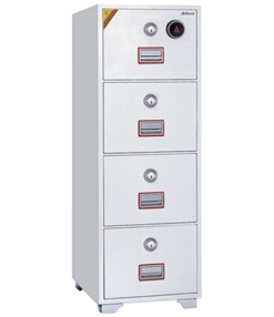 Diplomat Four Drawer Filing Cabinet Model DFC4000E Fire Resistant Filing Cabinet